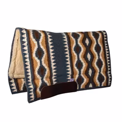 Comfort-Fit SMx Air Ride Western Pad Rio Grande Charcoal/Chocolate