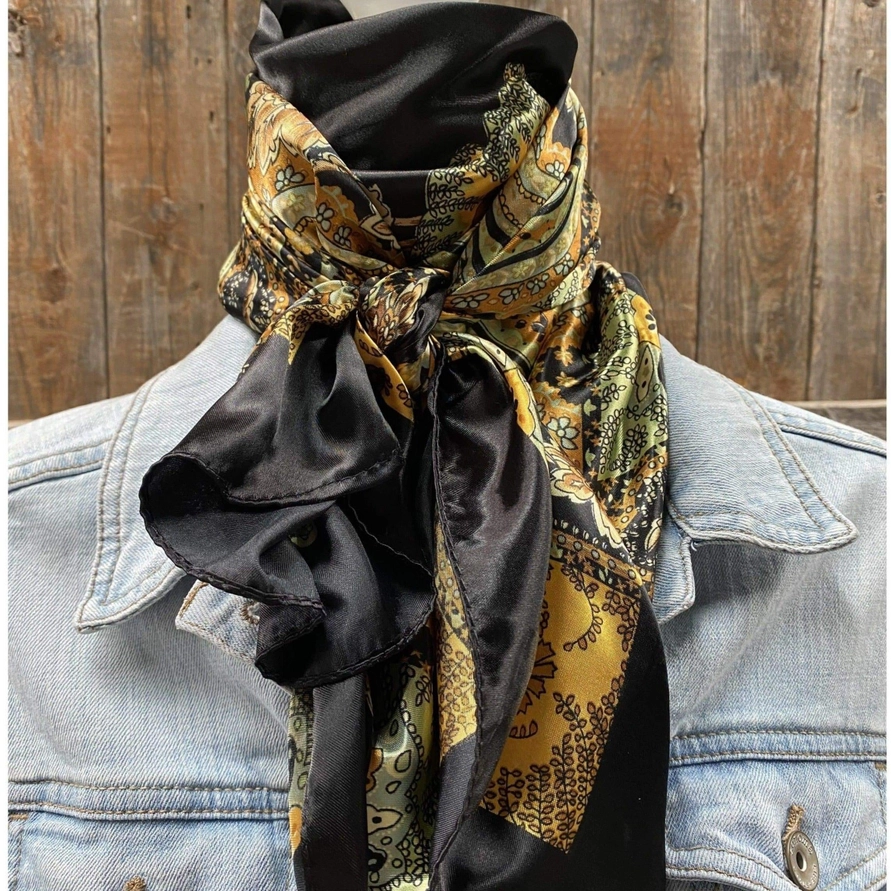 Golden Rod Paisley Wild Rag/Scarf
