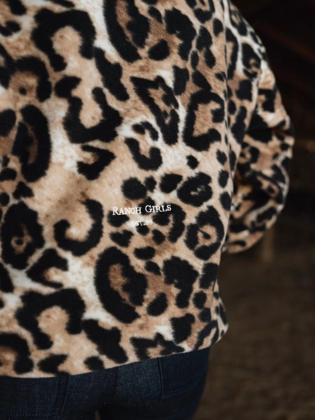Ranch Girls  Polar Fleece Zipper ́Lainy ́Leopard
