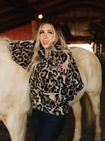 Ranch Girls  Polar Fleece Zipper ́Lainy ́Leopard