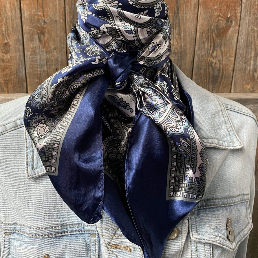 Paisley Wild Rag Classic Blue Paisley