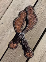 Twotoned Honeycomb Shaped Spur Straps
