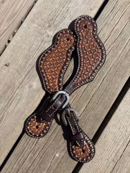 Twotoned Honeycomb Shaped Spur Straps