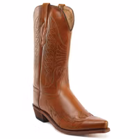 Old West Hampton Dark Tan100% leather