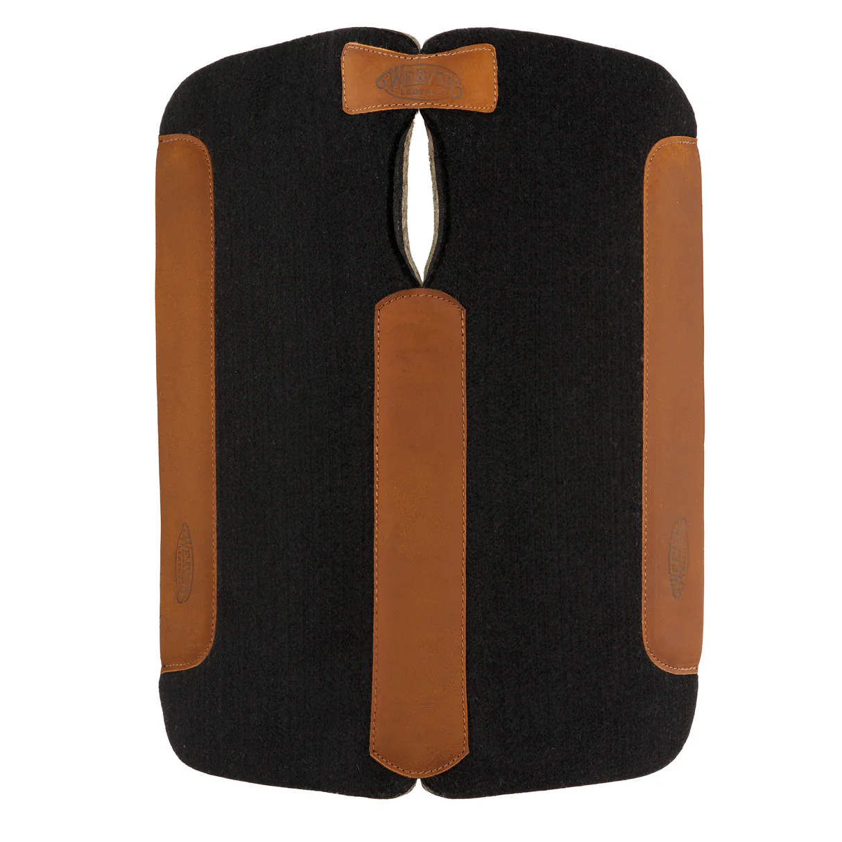 Weaver Contoured Pony Pad 100 % Wool Black