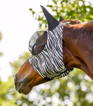 Waldhausen Puck Zebra Fly Mask