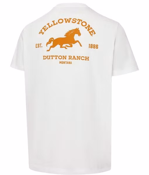 T-Shirt Yellowstone Horse 100% Cotton