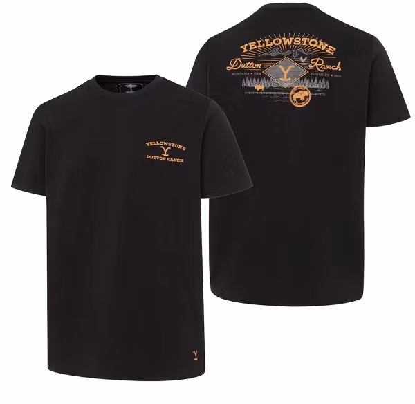T-Shirt Yellowstone T-Shirt Dutton Ranch 100% Cotton