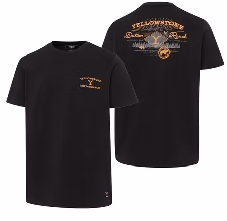 T-Shirt Yellowstone T-Shirt Dutton Ranch 100% Cotton