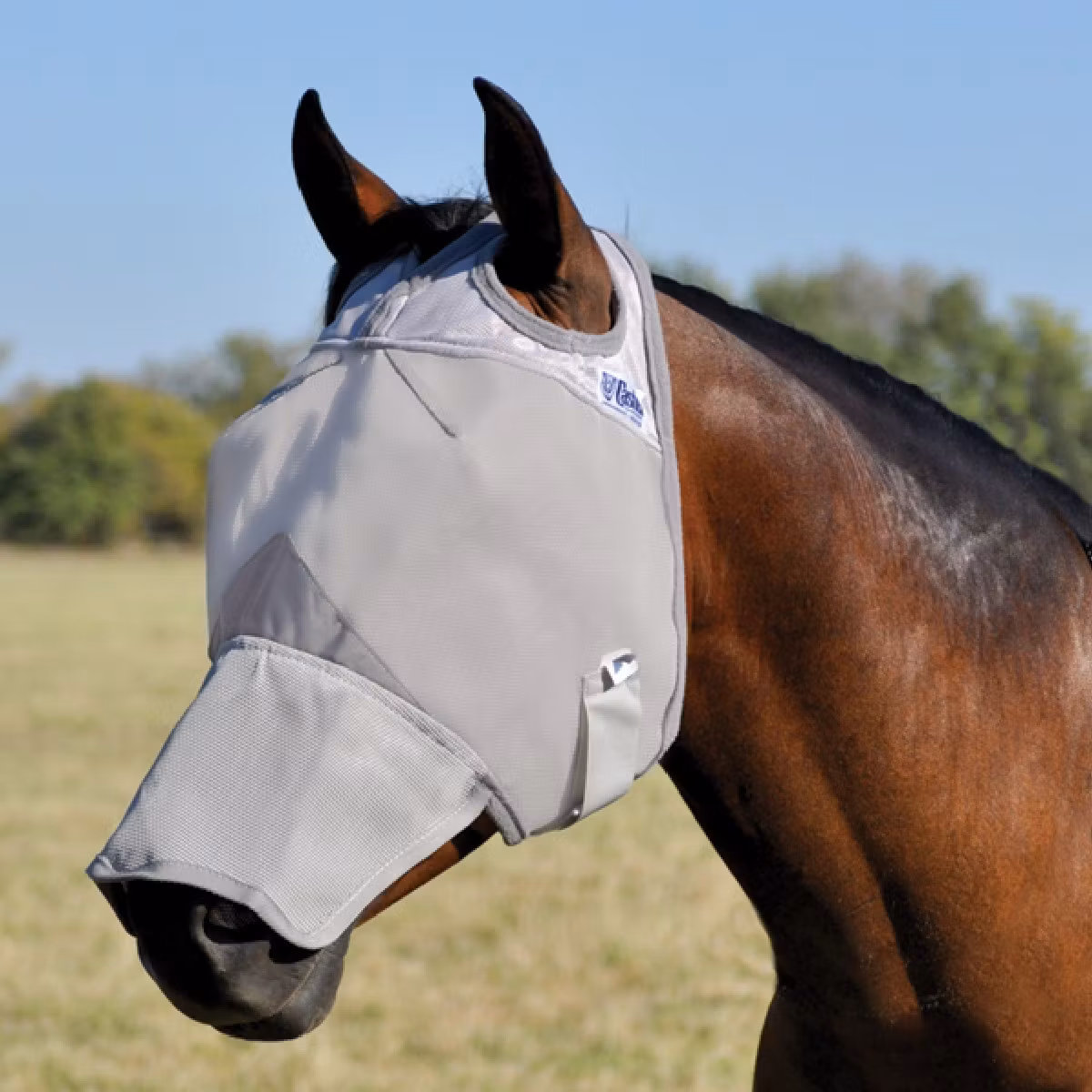 Cashel© Crusaders™ Fly Mask - Flughuva Utan Öron Och Med Förlängd Nos