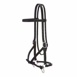 Weaver Justin Dunn Bitless Bridle Black