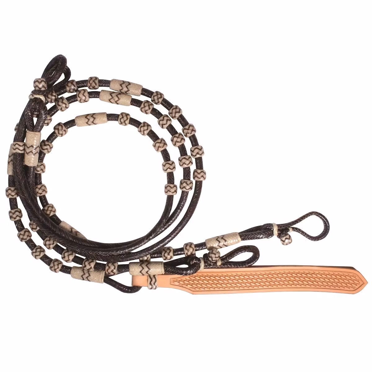 Professional´s Choice Rawhide Romal Reins Brown/ Natural
