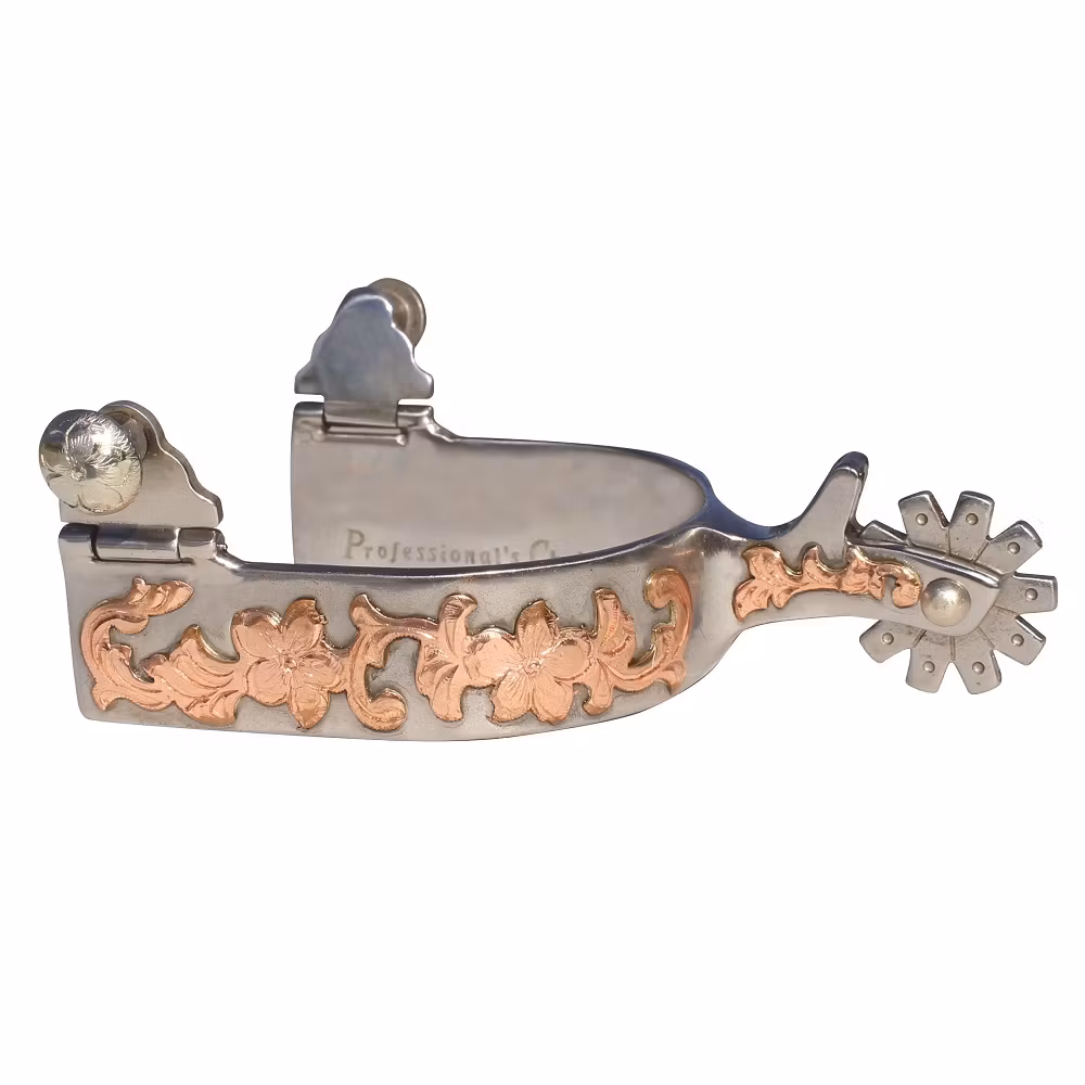 Professional´s Choice 1" Copper Cowboy Spurs