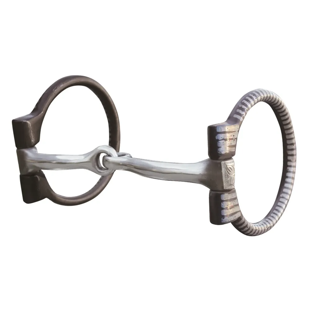 Professional´s Choice Bob Avila D-Ring Snaffle With Silver