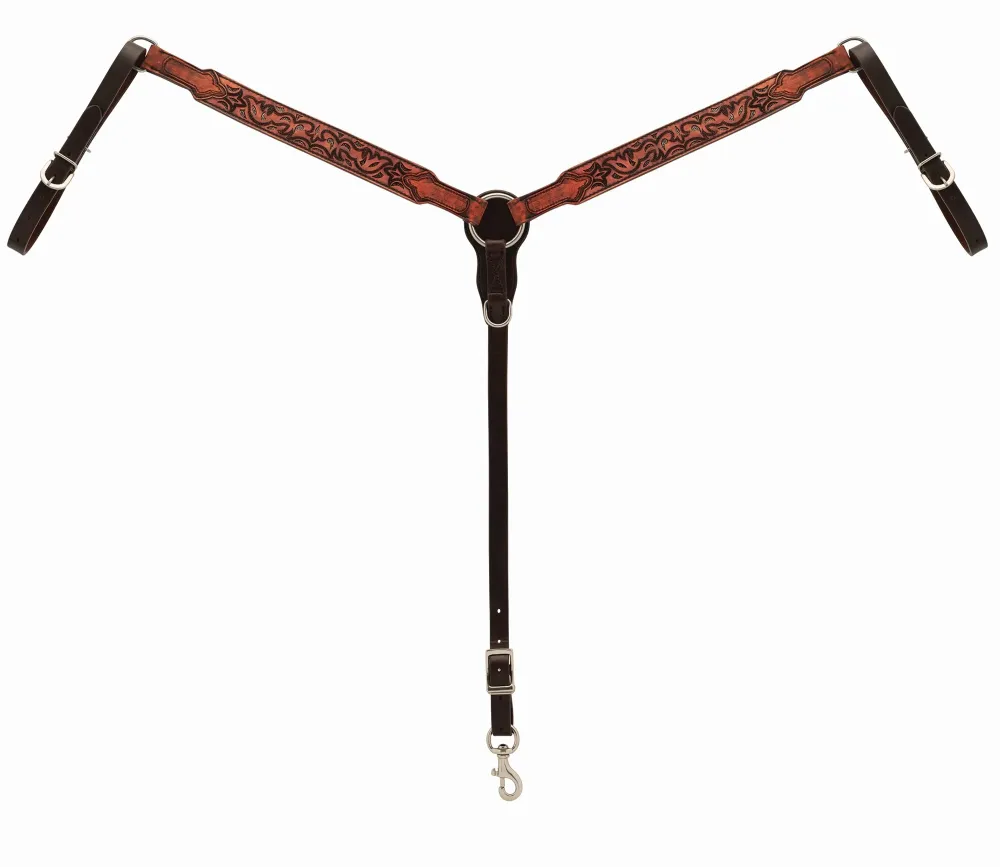 Weaver Turquoise Cross Pioneer Straight Breast Collar