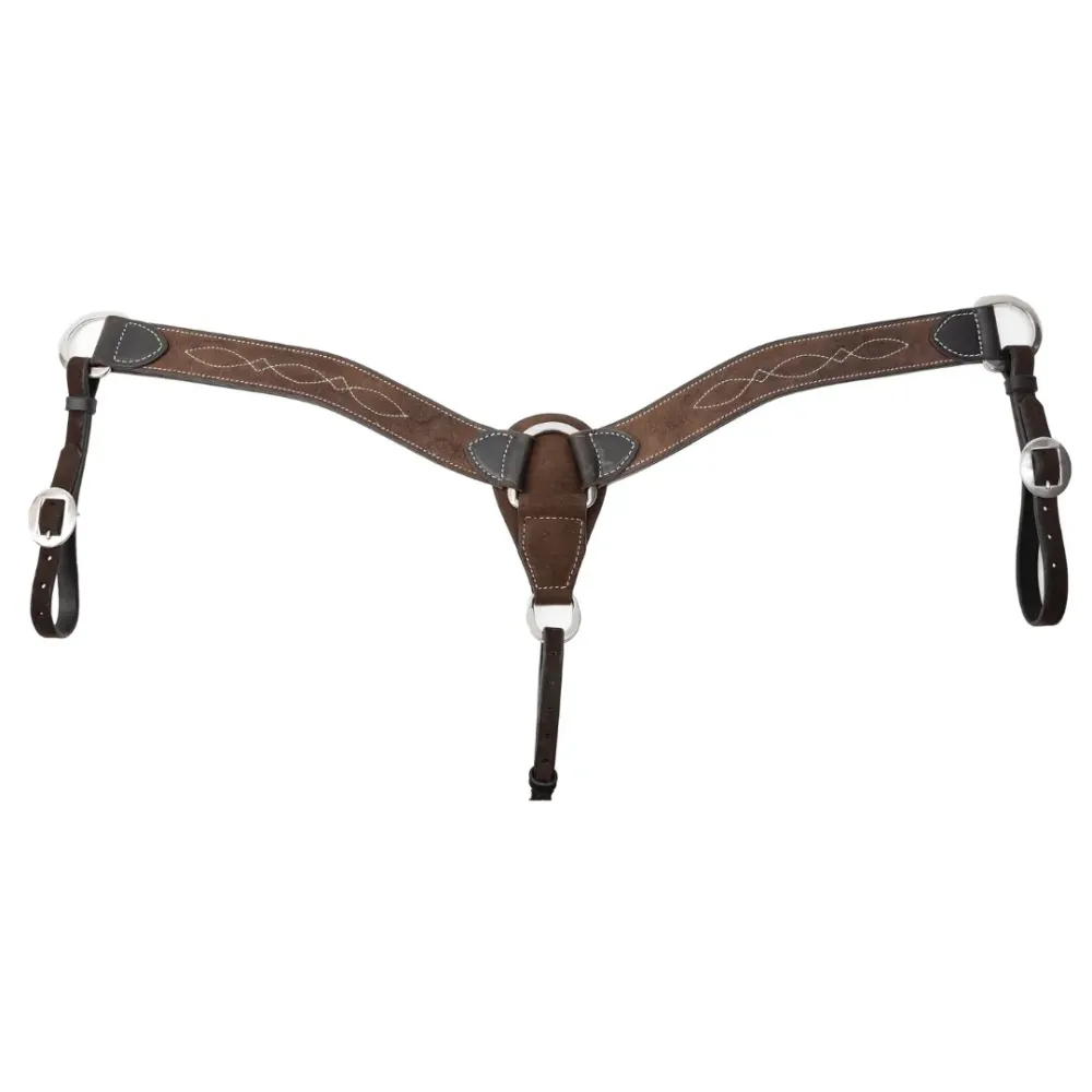 Professional`s Choice Contoured Breast Collar Chocolate/Roughout Gunslinger