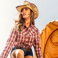 Stars & Stripes Westernblouse Tammy