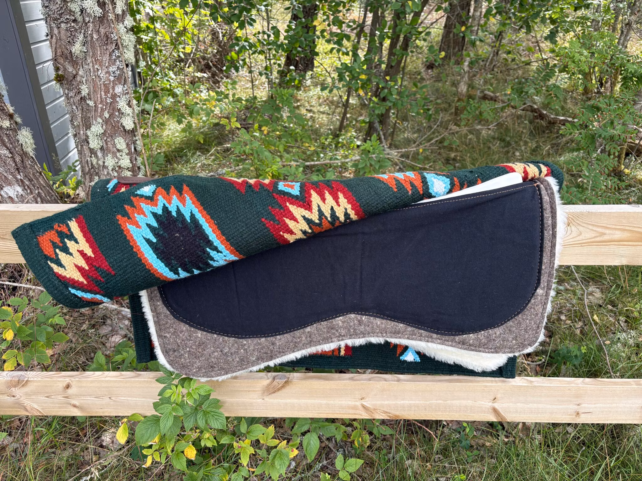 SattelMax Correction Swappie Pad Standard Fleece Soft Padding Ranch Hunter