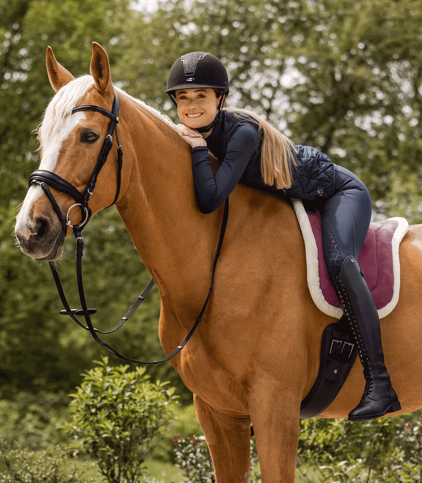 Waldhausen Soft Riding Pad Bordeaux