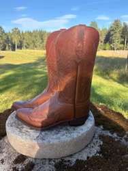 Old West Hampton Dark Tan100% leather