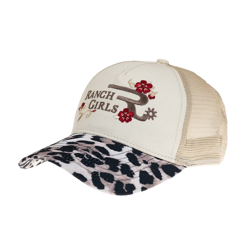 Ranchgirls Cap Leopard Sandflower
