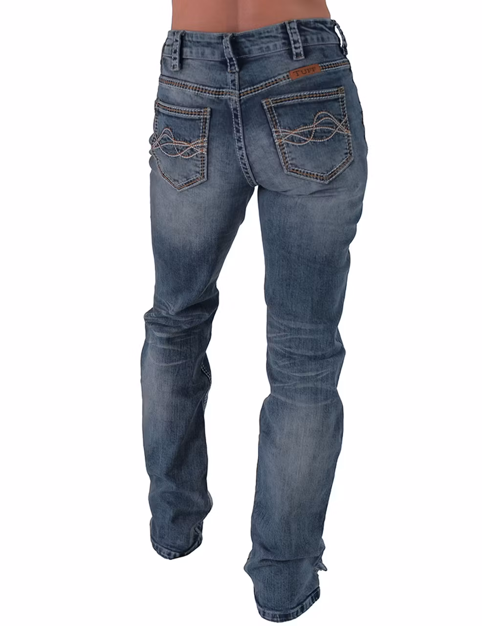 Cowgirl Tuff Co DFMI Faded Medium Wash