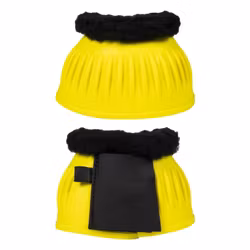 HKM Gummiboots Atlanta Neongul Med Päls