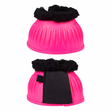 HKM Gummiboots Atlanta Neonrosa Med Päls