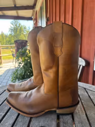Old West El Paso Cowboyboots Brown Antiqua