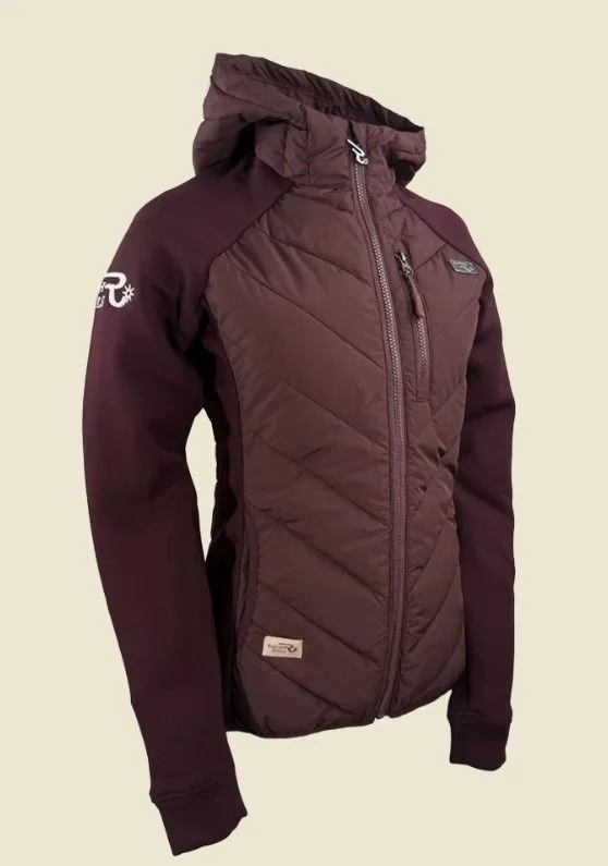Ranch Girls Hooded Hybrid ProShield Jacka Olivia Eggplant