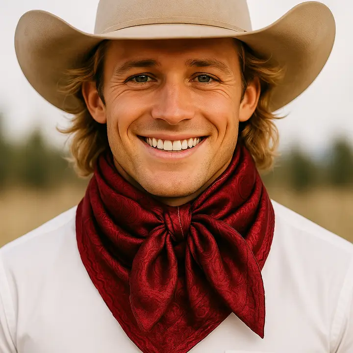 Wild Rag / Scarf Burgundy