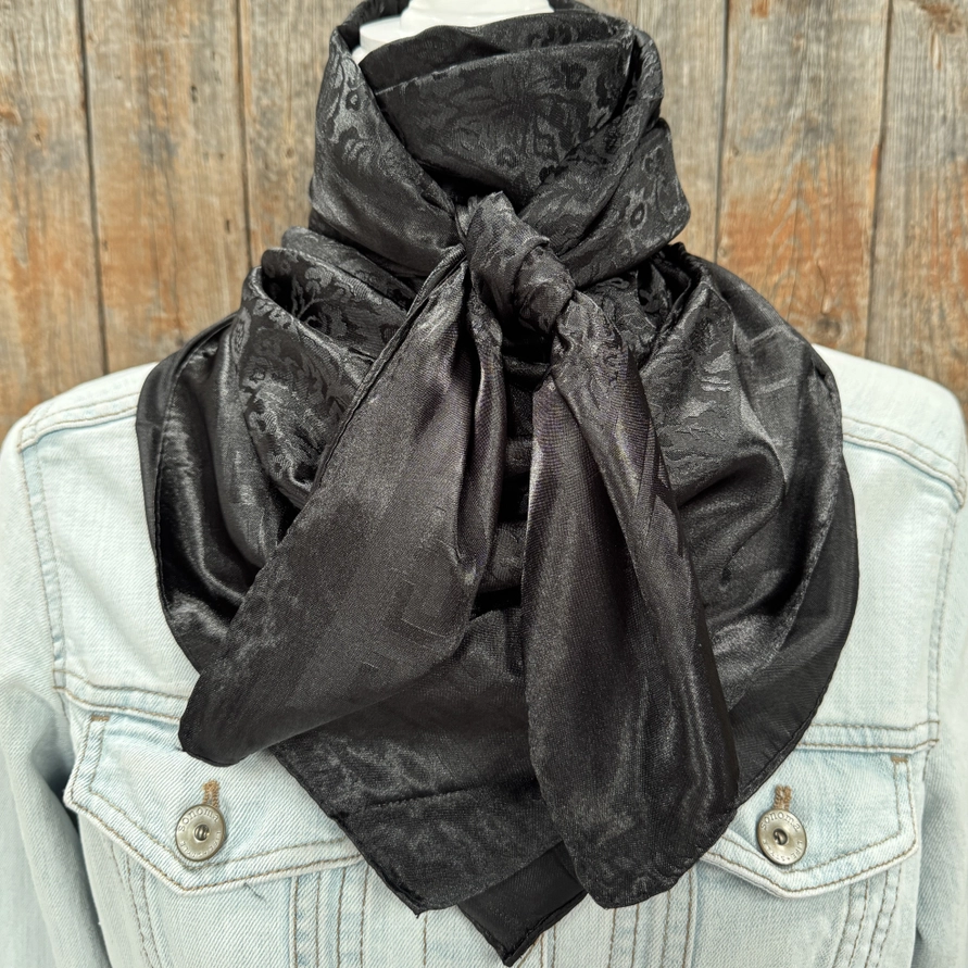 Wild Rag / Scarf Jaquard Black