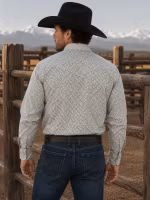 Montana Cotton Western Shirt with Snap Buttons