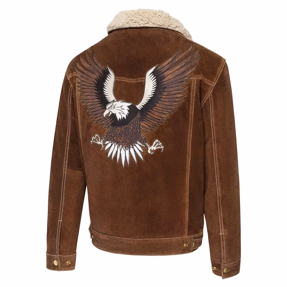 Stars & Stripes Jacket Decker Brown 100% leather