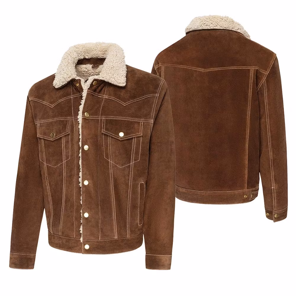 Stars & Stripes Jacket Decker Brown 100% leather