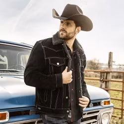 Stars & Stripes Jacket Decker Black 100% leather
