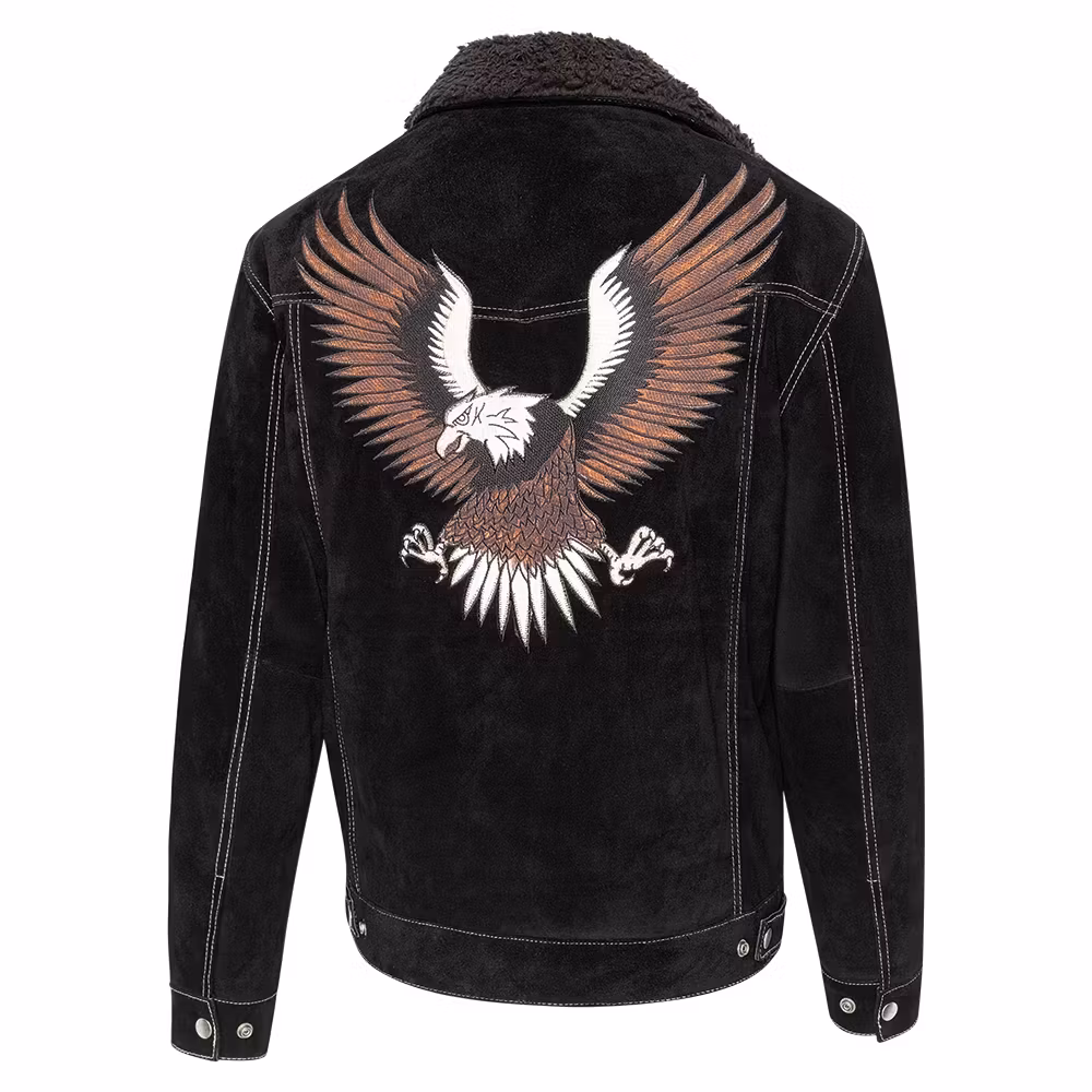 Stars & Stripes Jacket Decker Black 100% leather