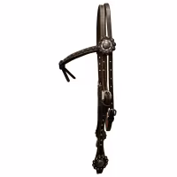 Raw Tack Futurity Knot and Dots Browband Headstall