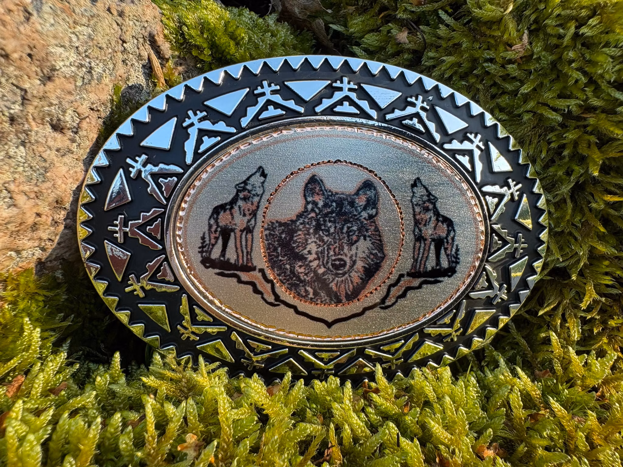 Copper Arts Bracelets Wolf Western