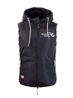 Ranch Girls Hooded Vest Pam Black