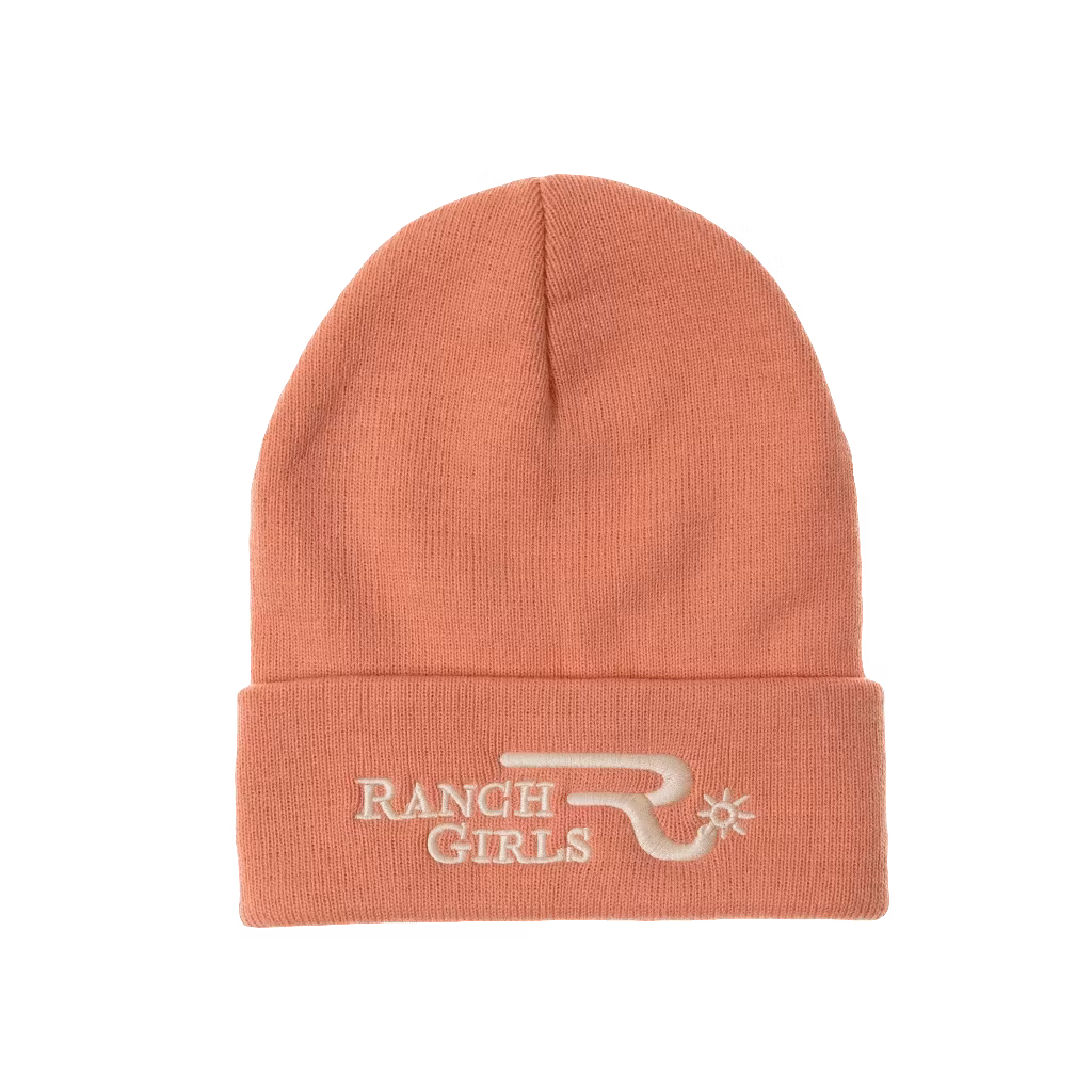 Ranch Girls Beanie Peach