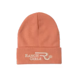 Ranch Girls Beanie Peach
