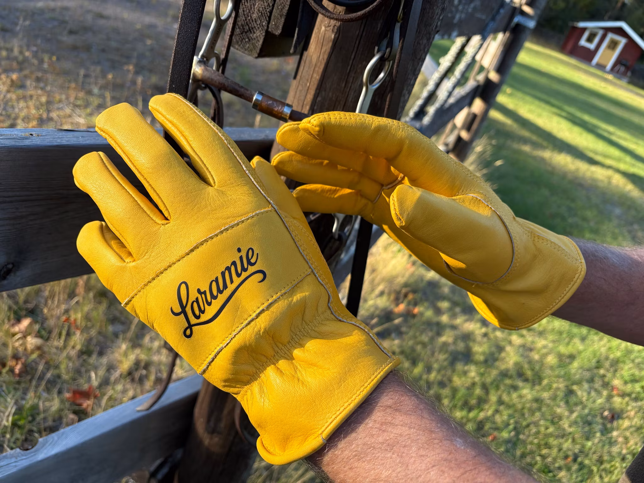 Laramie Leather Work Gloves
