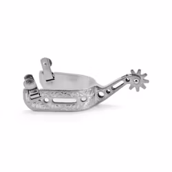 Pool´s Aluminium Engraved Spurs With Holes