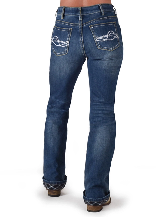 Cowgirl Tuff Co Flanelljeans DFMI Medium