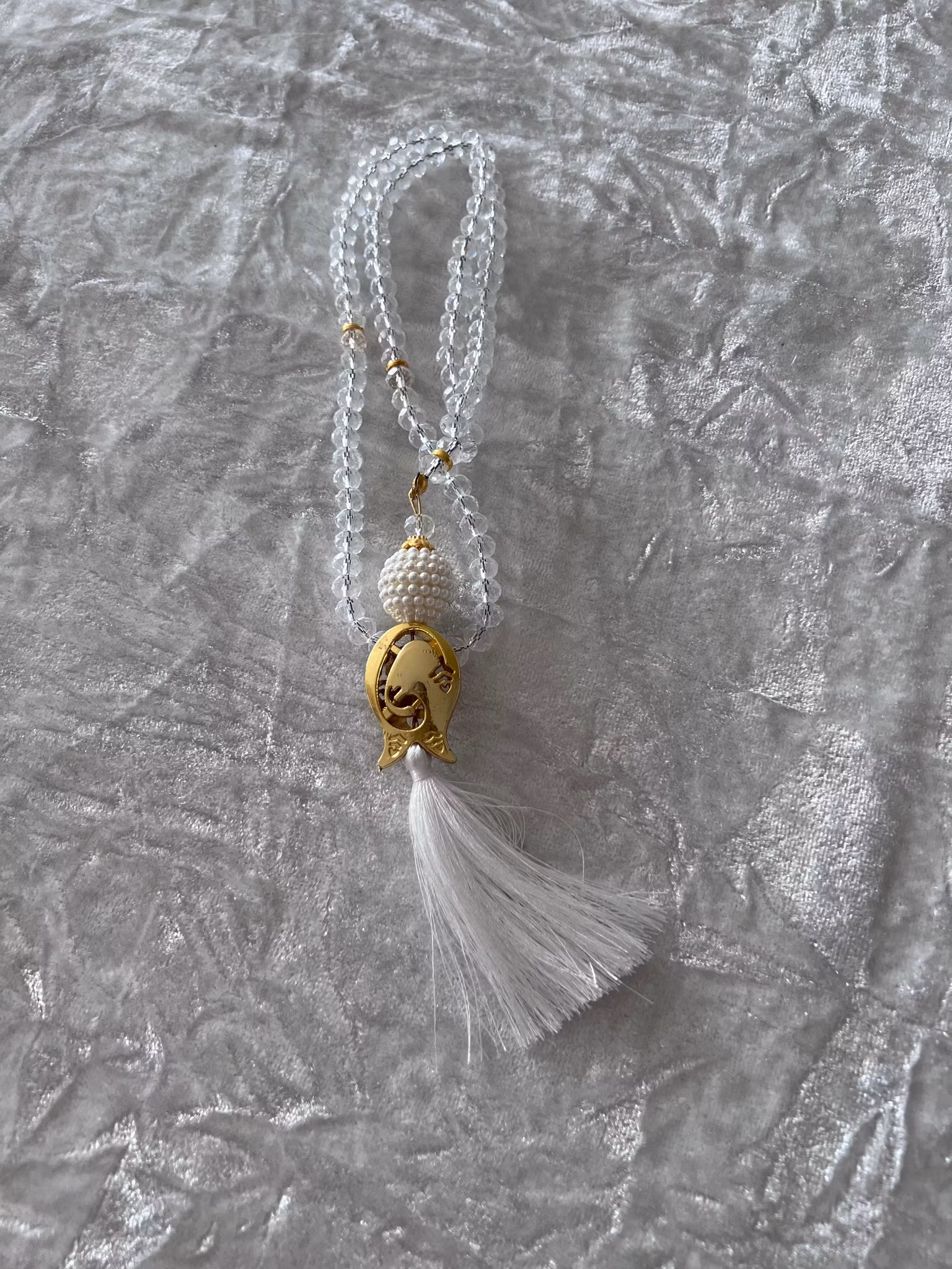 Tasbeeh crystal gjennomsiktig