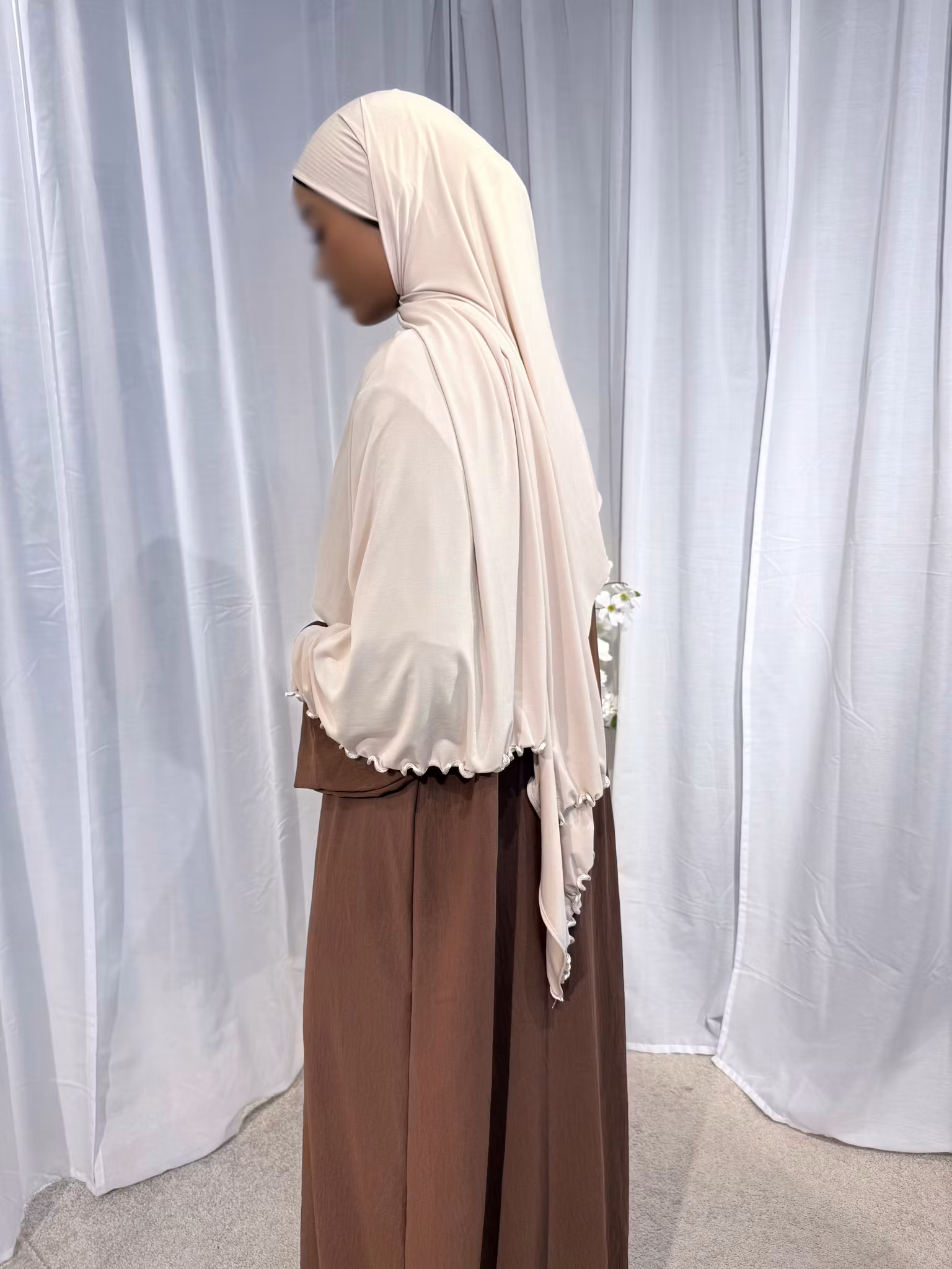 Abaya jazz brown