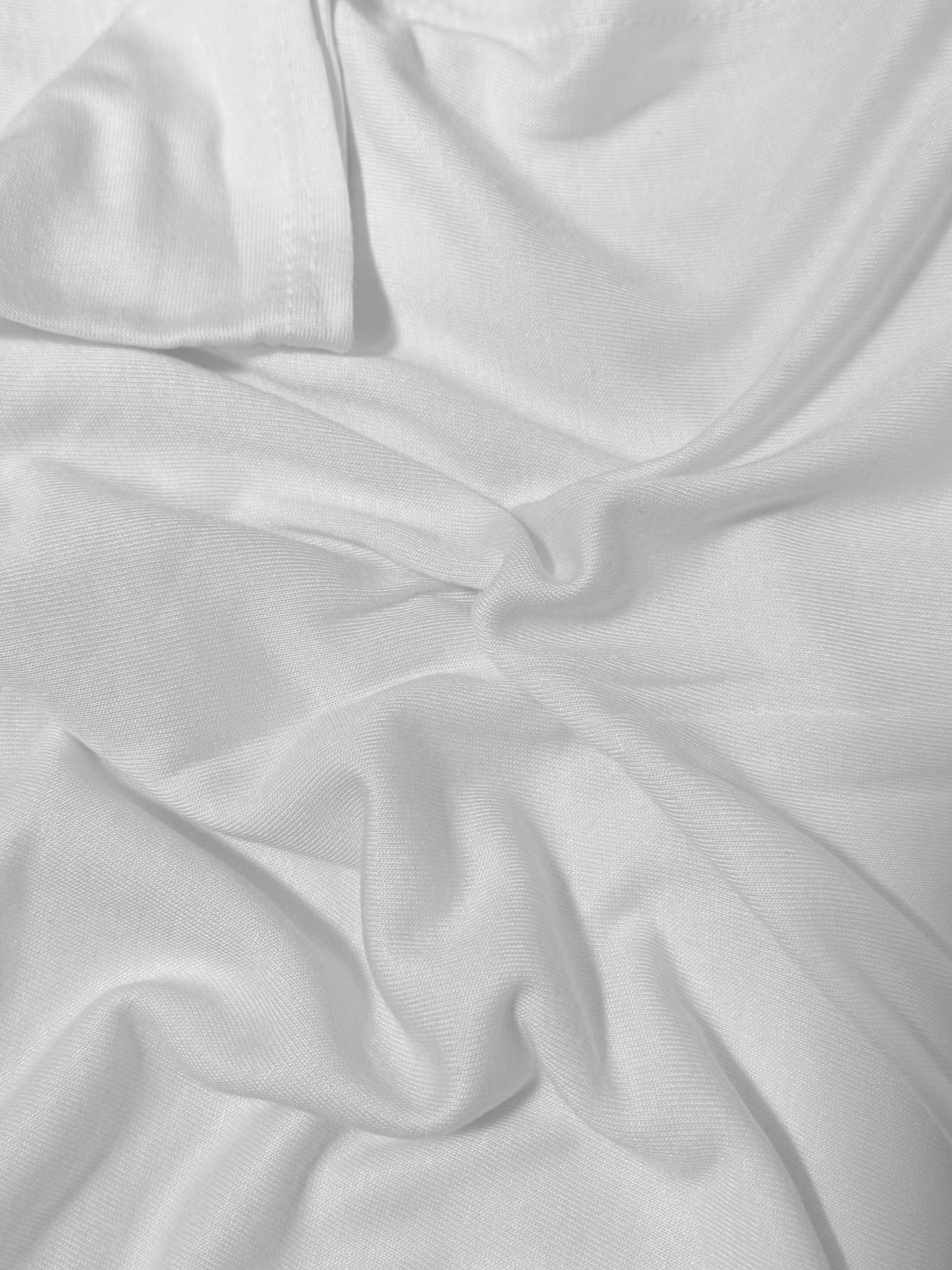 VISKOSE JERSEY HVIT
