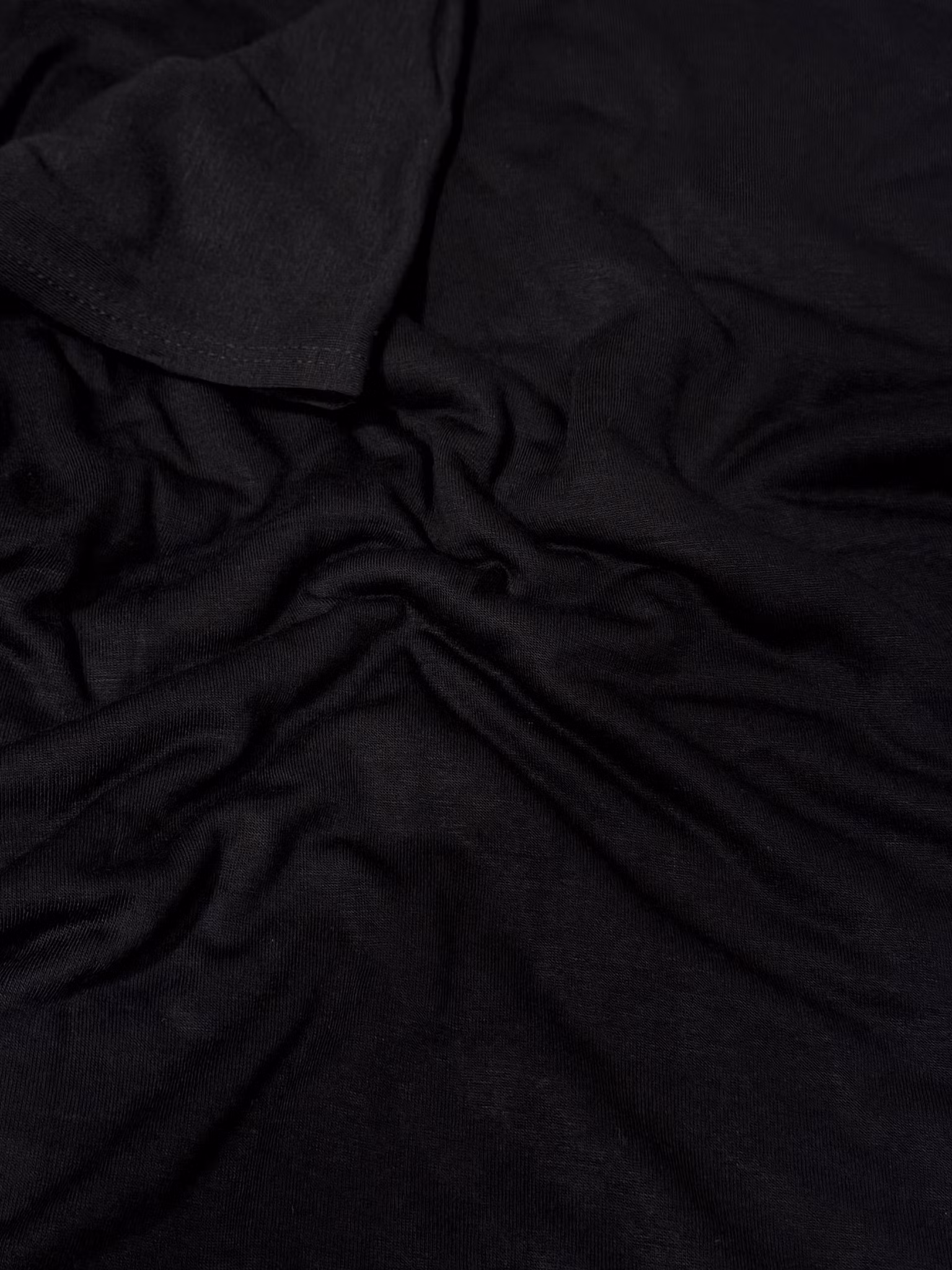 VISKOSE JERSEY SVART