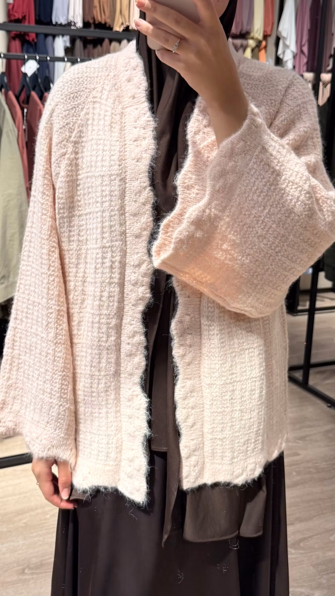 ELINA CARDIGAN – PUDDERROSA